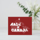 Gemaakt in Canada Briefkaart (Staand voorkant)