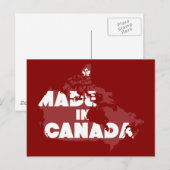 Gemaakt in Canada Briefkaart (Voorkant / Achterkant)