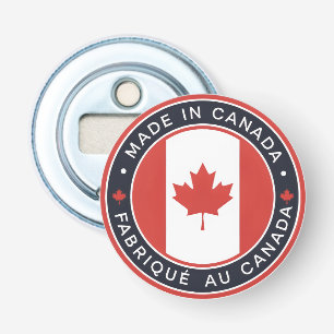 Gemaakt in Canada Button Flesopener