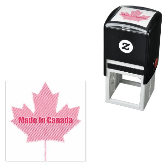 Gemaakt in Canada Custom Stamp Zelfinktende Stempel (In situ)