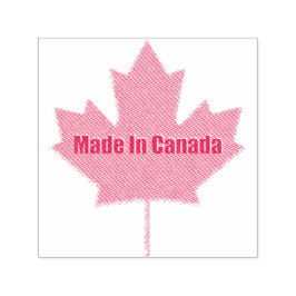Gemaakt in Canada Custom Stamp Zelfinktende Stempel