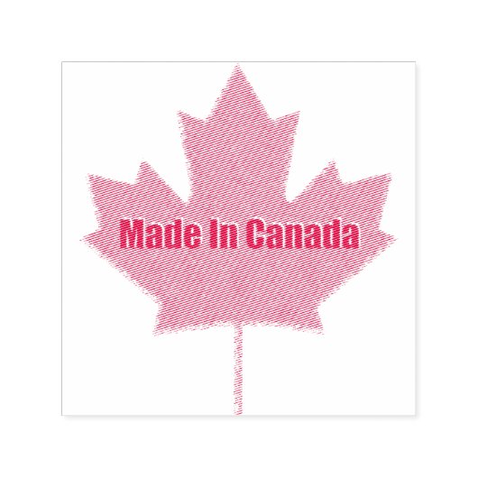 Gemaakt in Canada Custom Stamp Zelfinktende Stempel (Design)