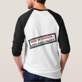 Gemaakt in Canada... met Ierse onderdelen T-shirt (Achterkant)