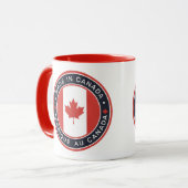 Gemaakt in Canada Mok (Voorkant links)