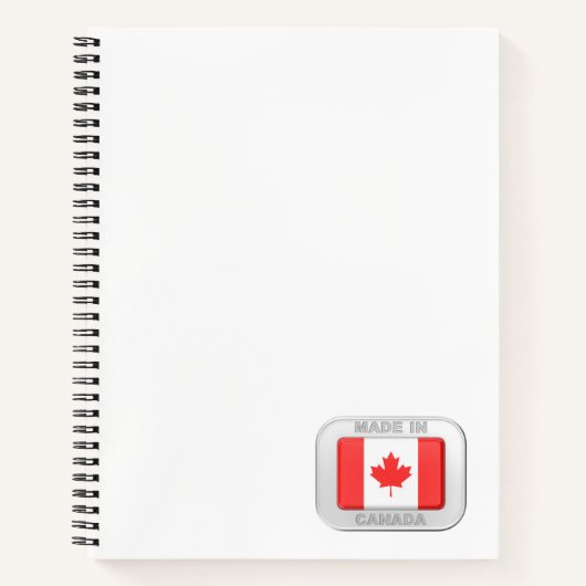 Gemaakt in Canada Notitieboek (Voorkant)