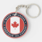 Gemaakt in Canada Sleutelhanger (Achterkant)