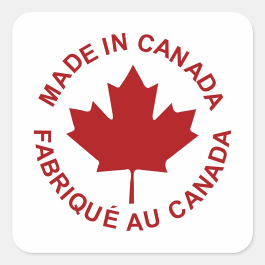 Gemaakt in Canada Sticker (Voorkant)