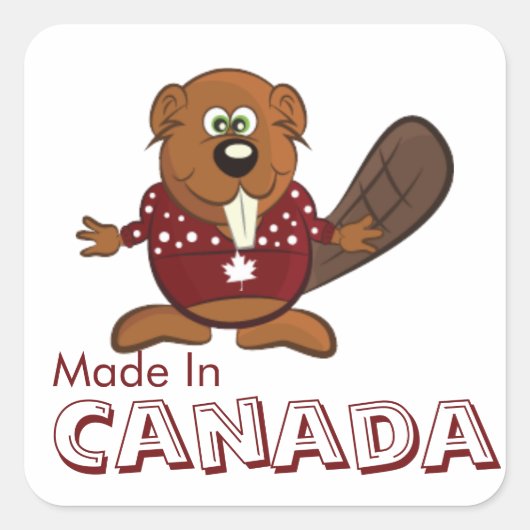 Gemaakt in Canada Stickers (Voorkant)