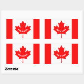 Gemaakt in Canada Stickers met Canadese vlag (Vel)