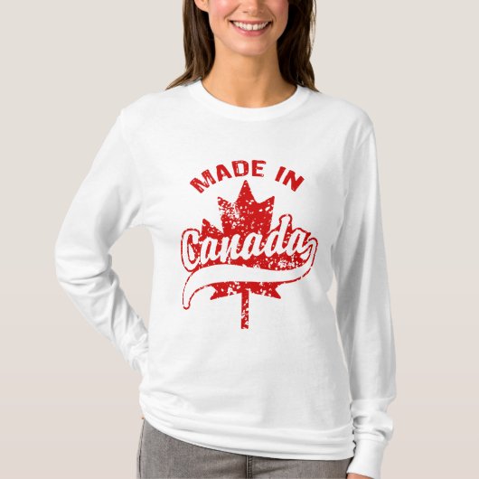 Gemaakt in Canada T-shirt (Voorkant)