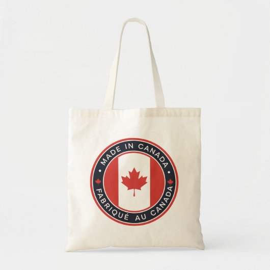 Gemaakt in Canada Tote Bag (Voorkant)