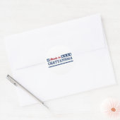 Gemaakt in Chattanooga Ronde Sticker (Envelop)