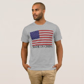 GEMAAKT IN CHINA FLAG T-SHIRT (Voorkant volledig)