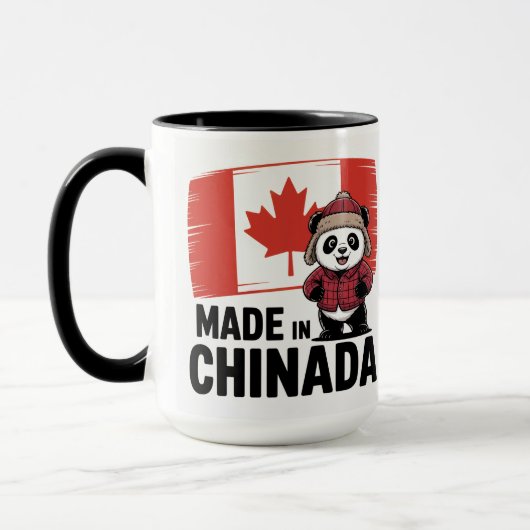 Gemaakt in Chinada Panda – Chinees-Canadees Mok (Links)