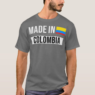Gemaakt in Colombia Cadeau voor Colombiaanse met w T-shirt