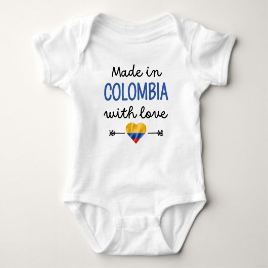 Gemaakt in Colombia met Liefde Schattige Romper (Voorkant)