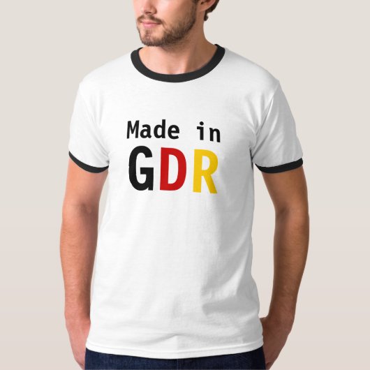 Gemaakt in DDR T-shirt (Voorkant)