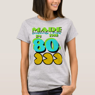 Gemaakt in de 80 Retrokleuren T-shirt