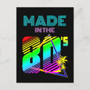 GEMAAKT IN DE 80'ER JAREN KLEURRIJKE NATUUR BRIEFKAART