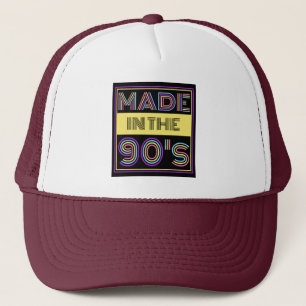 GEMAAKT IN DE 90'S TYPOGRAFIE MODE TRUCKER PET