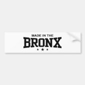 Gemaakt in de Bronx Bumpersticker (Voorkant)