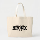Gemaakt in de Bronx Grote Tote Bag (Voorkant)