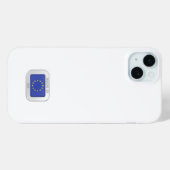 Gemaakt in de Europese Unie Case-Mate iPhone Case (Achterkant (horizontaal))