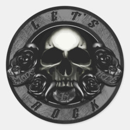 Gemaakt in de hel ronde sticker