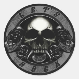 Gemaakt in de hel ronde sticker