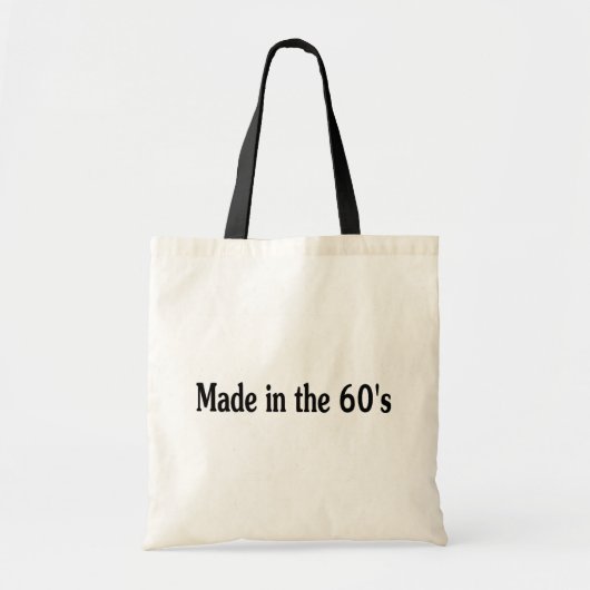 Gemaakt in de jaren '60 tote bag (Voorkant)