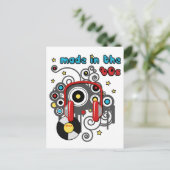 Gemaakt in de jaren 80 briefkaart (Staand voorkant)