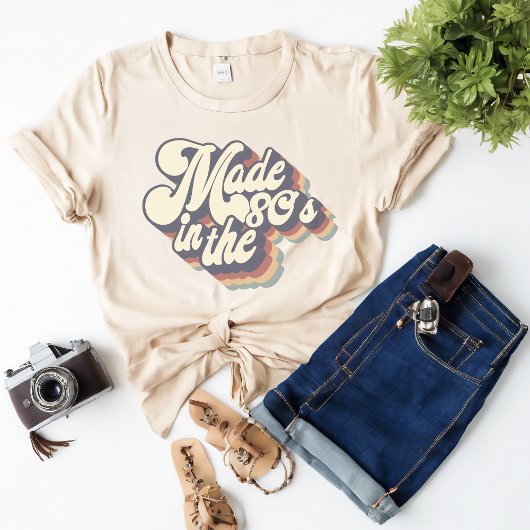 Gemaakt in de jaren 80 Retro Funny  T-shirt