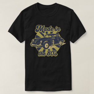 gemaakt in de jaren 80 vintage gouden klassieke au t-shirt