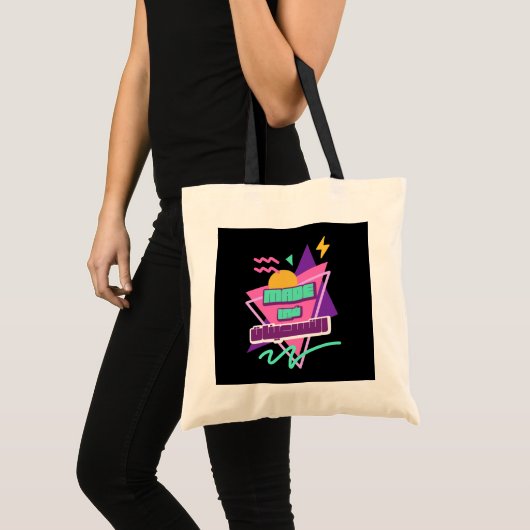 Gemaakt in de jaren 90 in Arabische retro Tote Bag (Voorkant (product))