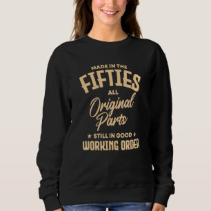 Gemaakt in de jaren vijftig Vintage originele onde Trui