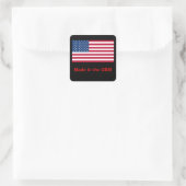 Gemaakt in de USA Label Sticker (Tas)