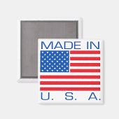Gemaakt in de Verenigde Staten Magneet (Voorkant / Achterkant)