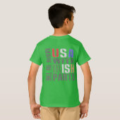 Gemaakt in de Verenigde Staten met Ierse onderdele T-shirt (Achterkant volledig)