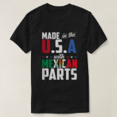 Gemaakt in de Verenigde Staten met Mexicaanse onde T-shirt (Design voorkant)