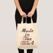 Gemaakt in de Verenigde Staten Natuurlijke & Beige Tote Bag (Voorkant (product))
