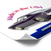 Gemaakt in de Verenigde Staten Poster (Hoek)