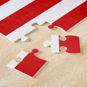 Gemaakt in de Verenigde Staten Rood Wit en Blauw A Legpuzzel (Zijkant)