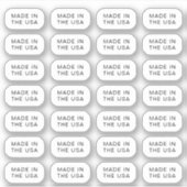Gemaakt in de Verenigde Staten Stickers (Voorkant)