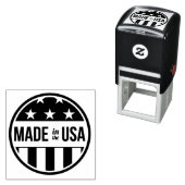 gemaakt in de Verenigde Staten van rubber Zelfinktende Stempel (In situ)