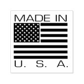 Gemaakt in de Verenigde Staten Zelfinktende Stempel (Design)