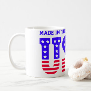 Gemaakt in de VS Amerikaanse TEKST Koffiemok