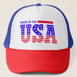 Gemaakt in de VS Amerikaanse TEKST Trucker Pet
