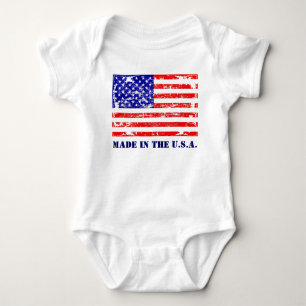 Gemaakt in de VS Amerikaanse vlag T Shirt