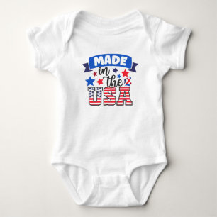 Gemaakt in de VS Baby Bodysuit