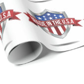 Gemaakt in de VS Cadeaupapier (Rol Hoek)